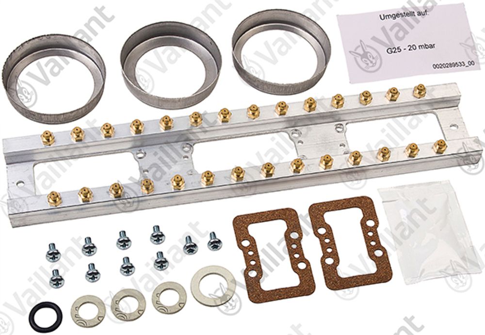 VAILLANT Umstellsatz, auf G25 MAG 115+145/1 T Vaillant-Nr. , 0010031316