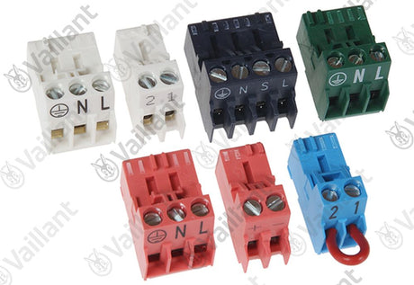 VAILLANT Steckverbinder, Set VIH QW 190/6 E u.w. Vaillant-Nr. , 0010034415