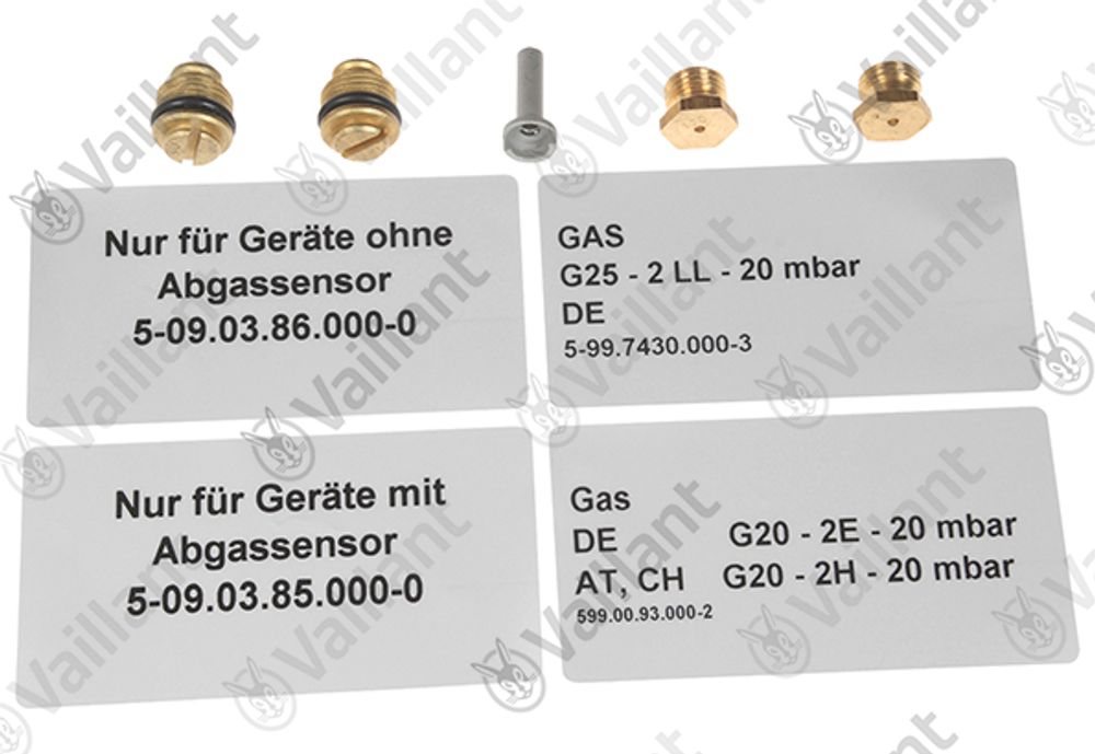 VAILLANT Umstellsatz VGR 30 F/3 u.w. Vaillant-Nr. , 0010042272