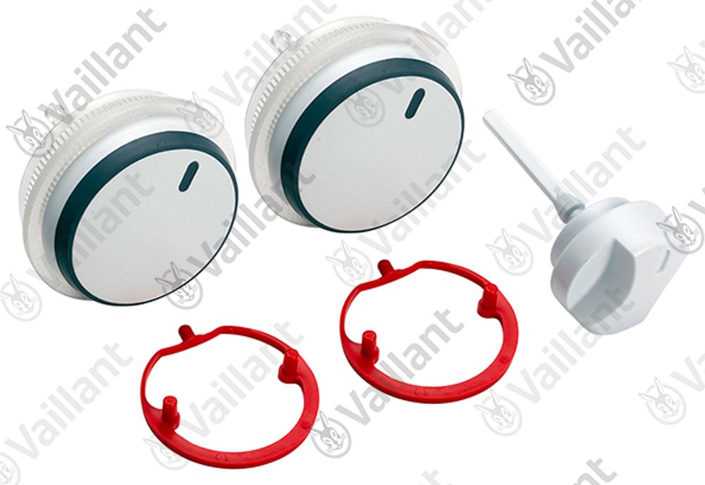VAILLANT Knopf, weiß (excl.), Set a 3 St. VC 104/4-7 u.w. Vaillant-Nr. , 0020048920