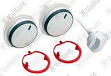 VAILLANT Knopf, weiß (excl.), Set a 3 St. VC 104/4-7 u.w. Vaillant-Nr. , 0020048920