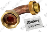 VAILLANT Rohr, 90 Grad VIH RL 300-500 u.w. Vaillant-Nr. , 0020052256