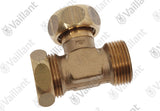 VAILLANT T-Stück, G 3/4-G 3/4-G 3/4 0020170496 Anschlusszubehör Vaillant-Nr. , 0020057170