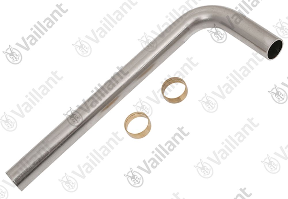 VAILLANT Rohr, HW vernickelt VC 126+196+246+306/3-5 (R3,5) u.w. Vaillant-Nr. , 0020057203