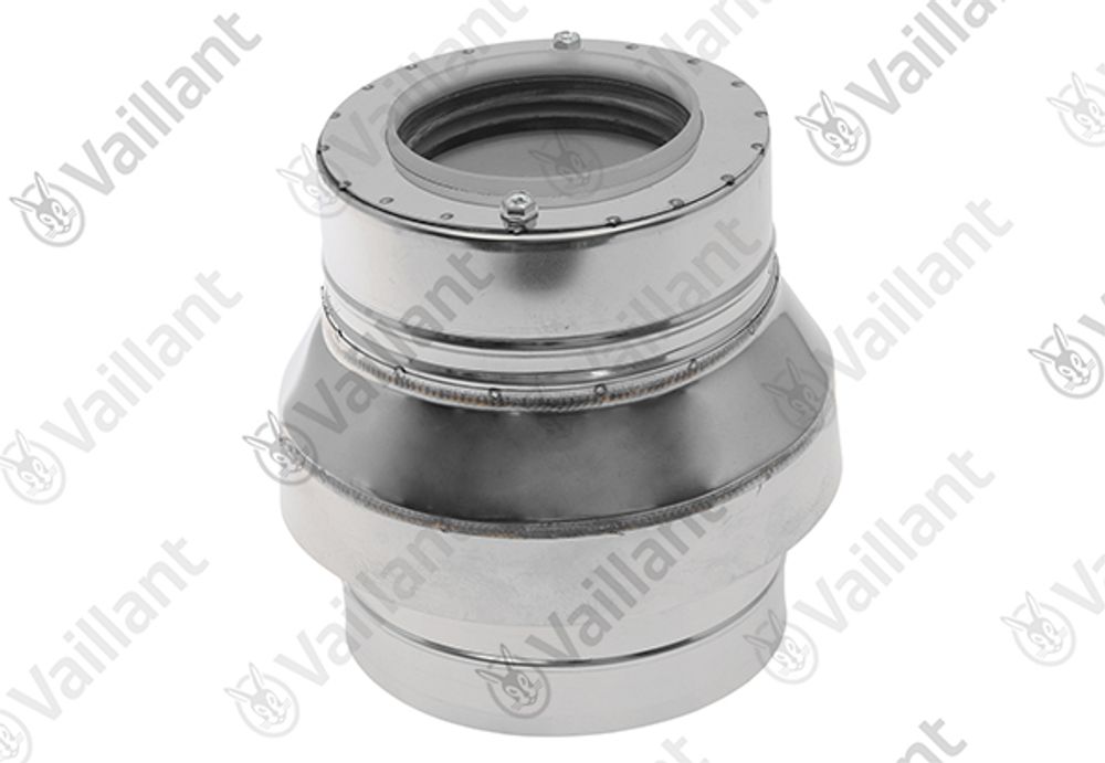VAILLANT Anschlussstück, Luftansaugung System 80/125 PP, Fassadensystem Vaillant-Nr. , 0020059478