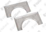 VAILLANT Rosette, DN 125, geteilt (Edelstahl) System 80/125 PP, Fassadensystem Vaillant-Nr. , 0020059480
