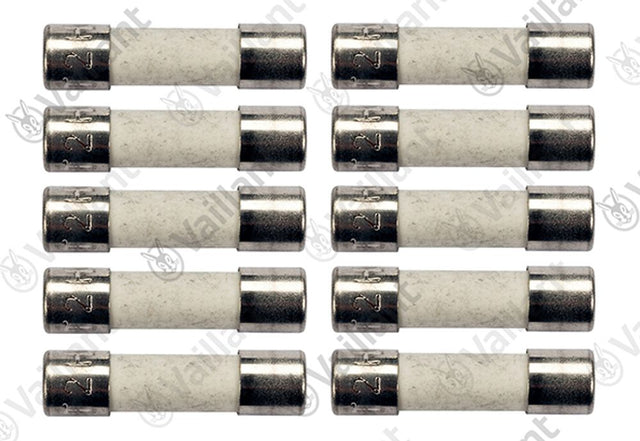 VAILLANT Sicherung, 2,0 A T2H, (x10) MAG-turbo 19+24/2 u.w. Vaillant-Nr. , 0020067507