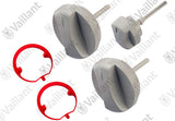 VAILLANT Knopf grau, Set a 3 St. VSC 194-C 150 (R1) Vaillant-Nr. , 0020074963