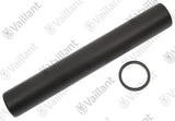 VAILLANT Rohr, Endstück, PP schwarz DN 60x400 Anschluss an flex. System DN 60 Vaillant-Nr. , 0020083085