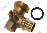 VAILLANT Anschluss, Winkel VPM 20/25, 30/35 W Vaillant-Nr. , 0020085419