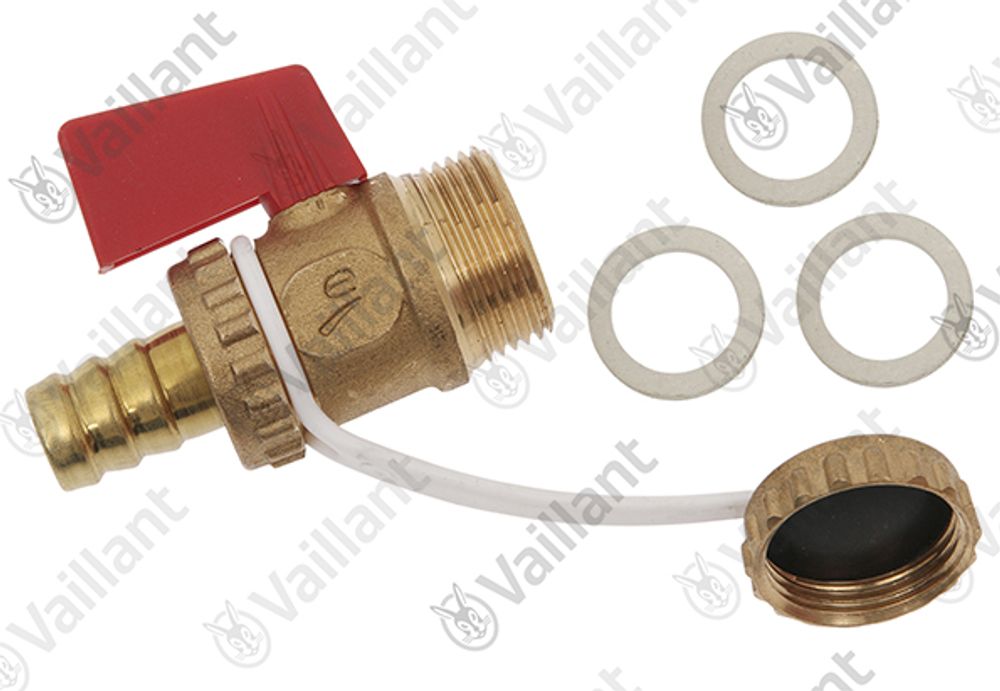 VAILLANT Entleerungsventil, 3/4 VAS 106/3 u.w. Vaillant-Nr. , 0020085445