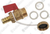 VAILLANT Entleerungsventil, 3/4 VAS 106/3 u.w. Vaillant-Nr. , 0020085445