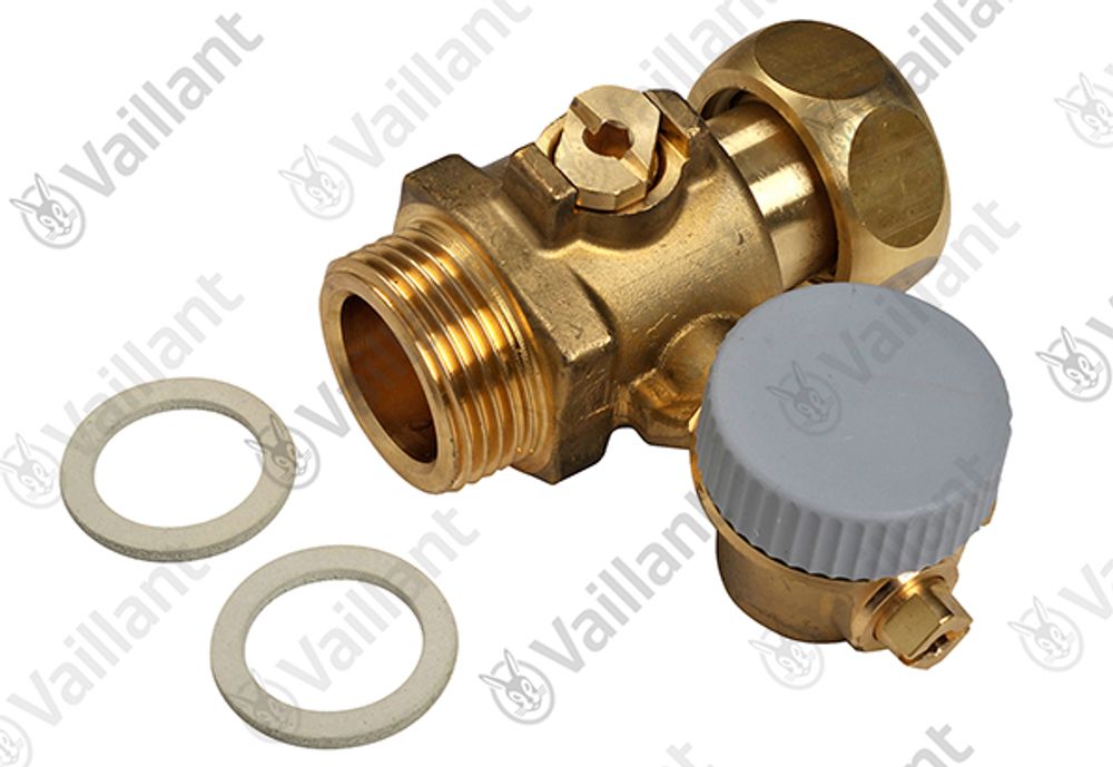 VAILLANT Hahn, Wartungshahn rechts 0020201899 VC-Inst. Set Kunststoff u.w. Vaillant-Nr. , 0020100824