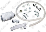 VAILLANT Adapter 63/95,5 auf 80/125 (Set) Anschlusssets System 63/96 Alu Vaillant-Nr. , 0020140660