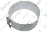 VAILLANT Schelle, DN 100 x 48 Anschl. 80/125 Alu an 80 Alu starr, u.w. Vaillant-Nr. , 0020209347