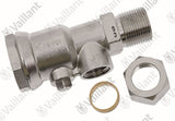 VAILLANT Wartungshahn, D Rp 3/4 306708 Anschlusskonsole VC Aufputz u.w. Vaillant-Nr. , 0020224252