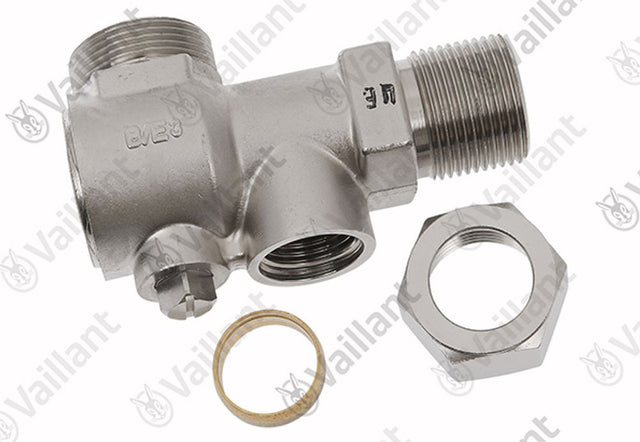 VAILLANT Wartungshahn, Eck Rp 3/4 306703 Install.-Set VC Unterputz, u.w. Vaillant-Nr. , 0020224254