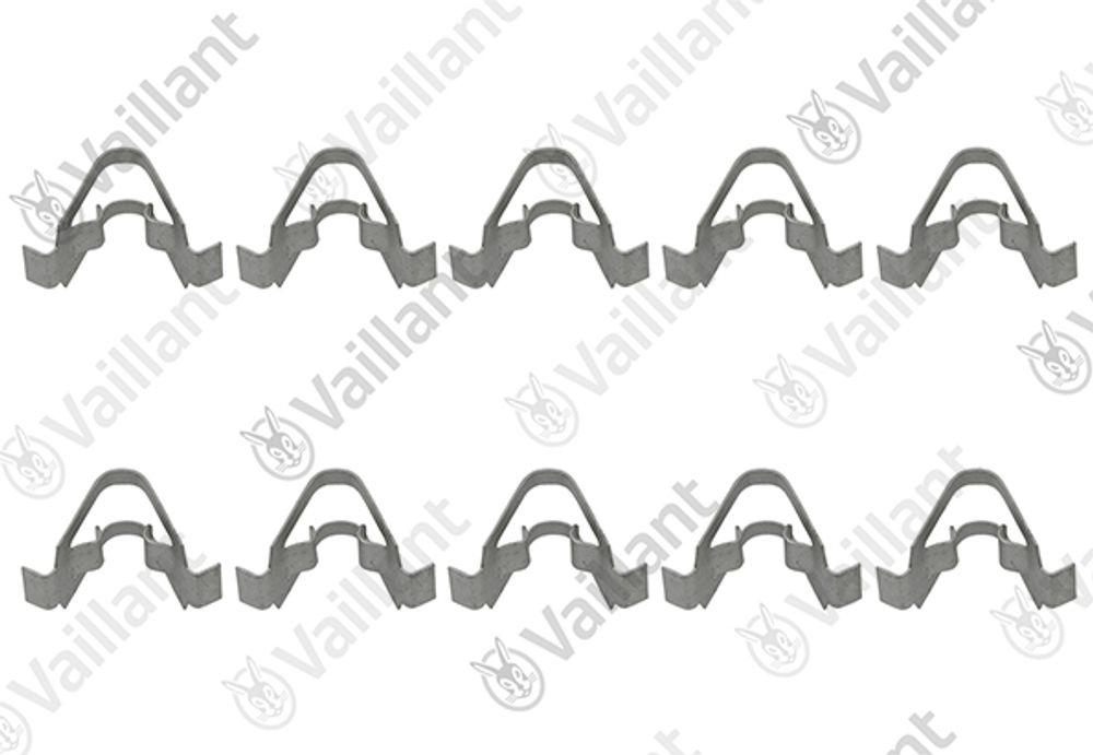 VAILLANT Clip, (x10) VKK 186/5 R1 u.w. Vaillant-Nr. , 0020232052