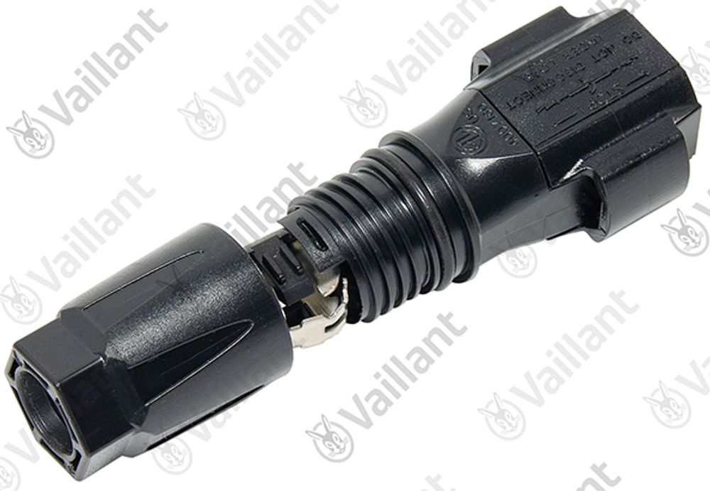 VAILLANT Stecker, PV-CM-S 2,5-6 (-) mit Hülse VPV I 2000/1 230V, 3000-6000/1 400V u.w. Vaillant-Nr. 002025320, 0020253206