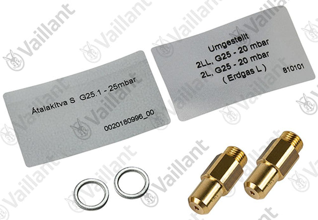 VAILLANT Umstellsatz, D=1.95 (LL-Gas) VGH 130/7 XZU u.w. Vaillant-Nr. , 0020274835