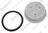 VAILLANT Deckel, variabel DN 125 mit Dichtung Anschluss an 80 PP (starr) 80/125 u.w. Vaillant-Nr. , 076169