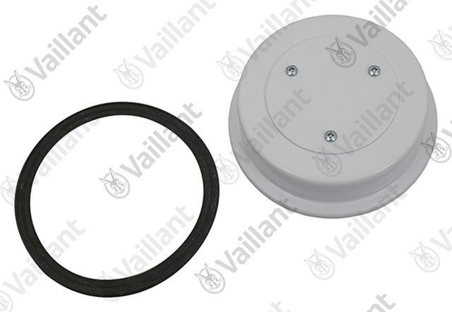 VAILLANT Deckel, variabel DN 125 mit Dichtung Anschluss an 80 PP (starr) 80/125 u.w. Vaillant-Nr. , 076169
