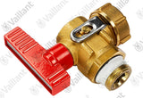VAILLANT Entleerungsventil, K.F.E.-Hahn VIH QW 190/1 E u.w. Vaillant-Nr. , 082244