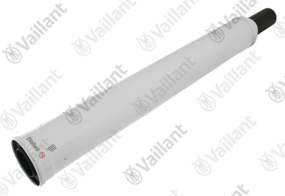 VAILLANT Anschlussstück, 80/125 weiß Zub. 303230 (Endstück) Vaillant-Nr. , 087344