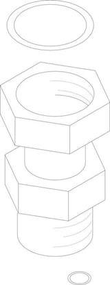 BOSCH Distanzstück 3/4 mit Dichtung, 7100436