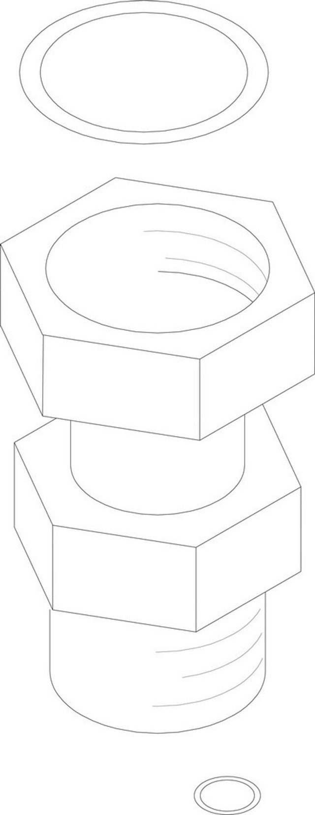 BOSCH Distanzstück 3/4 mit Dichtung, 7100436