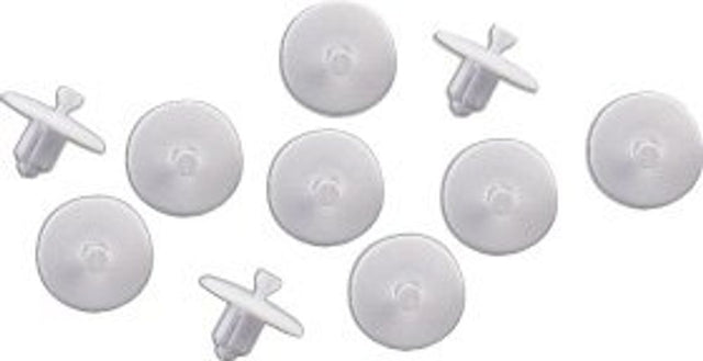 BOSCH Klemmstift Gitterende verkehrsweiß (10x), 63028124
