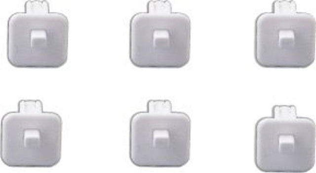 BOSCH Klemmstift Gittermitte verkehrsweiß (6x), 63028127