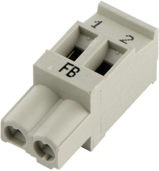 BOSCH Anschlussklemme 2-pol FB grau everp, 7747023714