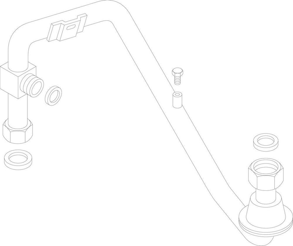 BOSCH Vorlaufrohr, 87107151800