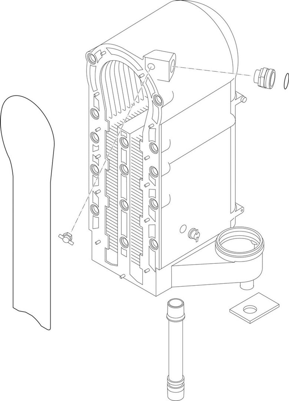BOSCH Wärmetauscher, 87154069380
