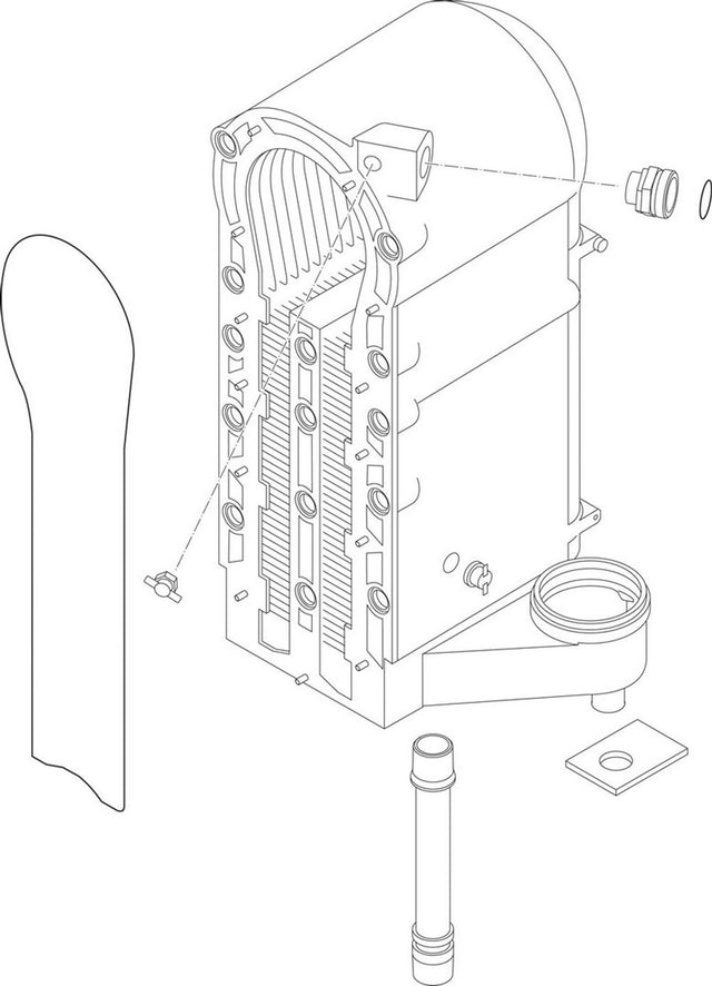 BOSCH Wärmetauscher, 87154069380