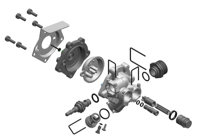 BOSCH Wasserarmatur (Oval-Membran) (schwarz), 8738728064
