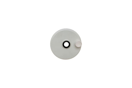 BRÖTJE Deckel 125 mm mit Messöffnung (Alu), 967457