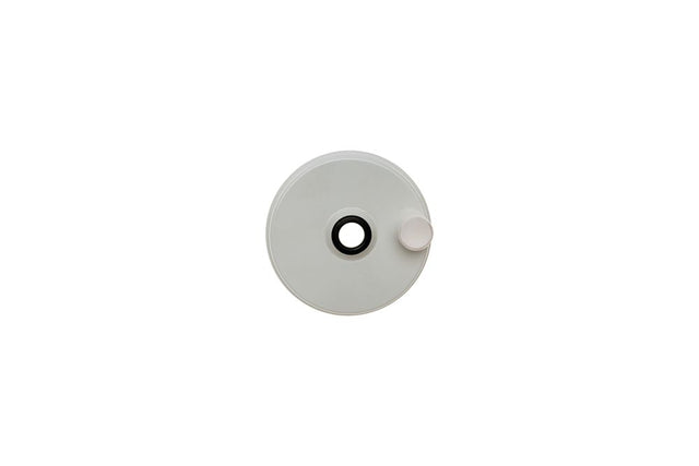 BRÖTJE Deckel 125 mm mit Messöffnung (Alu), 967457