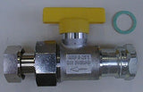 BRÖTJE Kugelhahn für Gasanschluss 3/4 Zoll, 982696