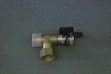 BRÖTJE Winkel 3/4 Zoll x 3/4 Zoll mit KFE-Hahn BSK, 681278