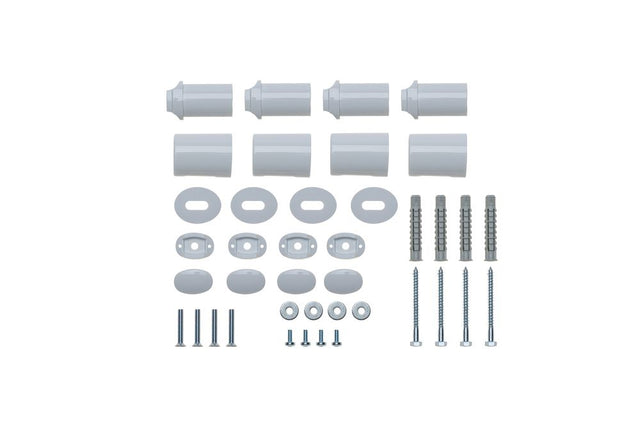 BRÖTJE Montage-Set exclusiv weiß (4 Halter), 588782