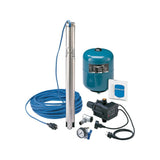 Wasserversorgungspaket Grundfos SQ 3-40 m.Kab.m.Kabelbin.m.PM 1 u.Membrandruckb., 96160908
