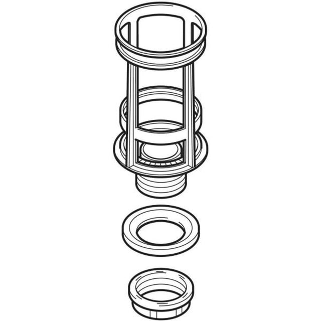 Geberit Bassin für AP-Spülkasten AP128, Spül-Stopp-Spülung, 240111001