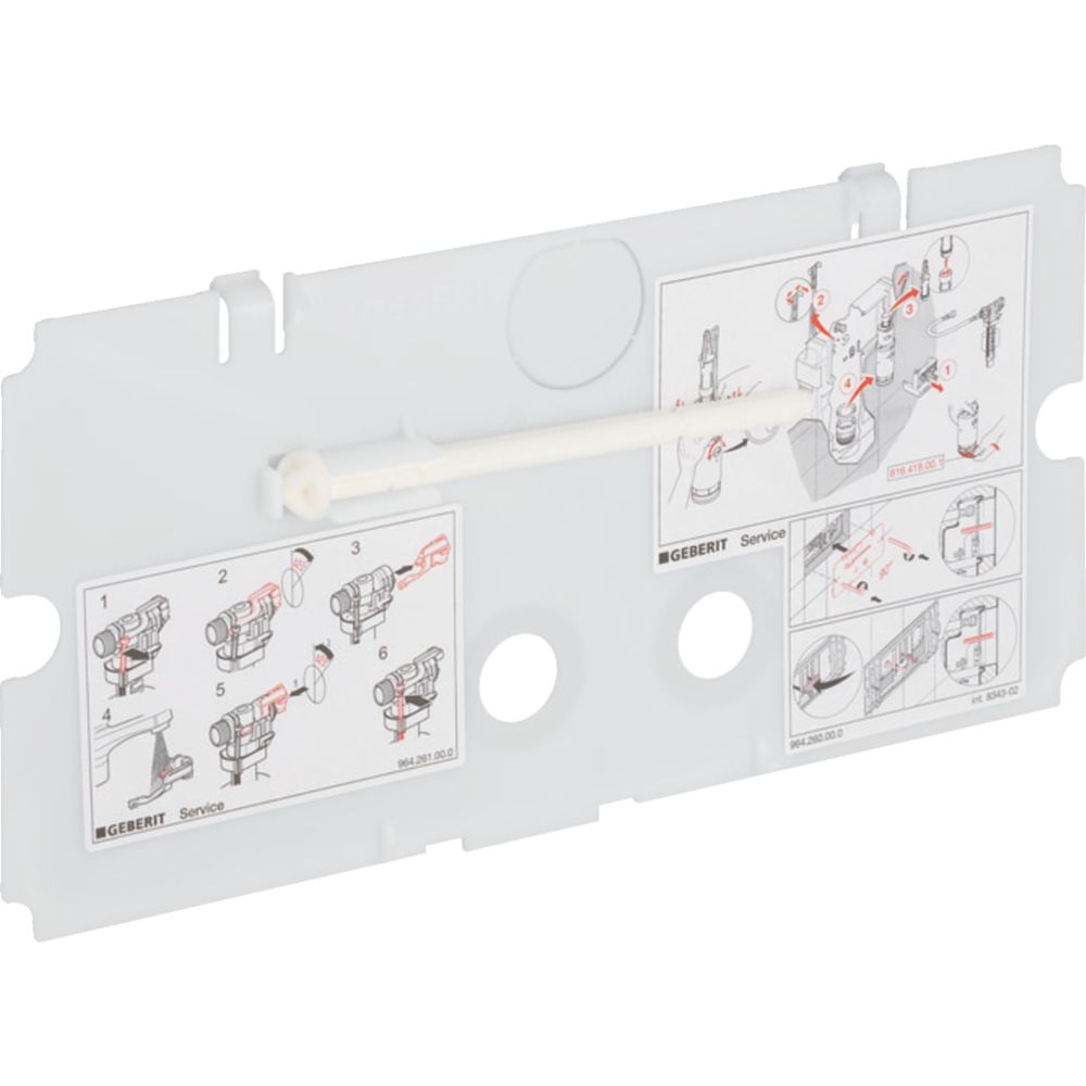 Geberit Schutzplatte für Twinline UP-Spülkasten, 240512001