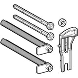 Geberit Set Drückerstangen für Delta UP-Spülkasten, 241465001