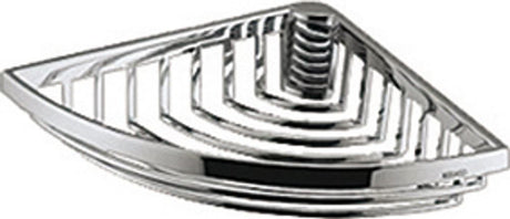 KEUCO Duschablagen Eckschwammkorb abnehmbar verchromt Eckschwammkorb Seifenkörbe 24944, Drahtmodell,abnehmb.,H:47mm,verchromt, 24944010000