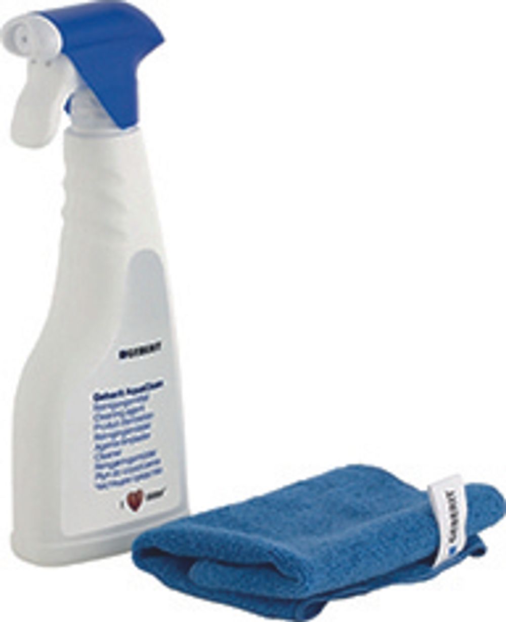 Geberit AquaClean Reinigungsset für Dusch-WC, inkl. Tuch, Inhalt 500 ml, 242547001