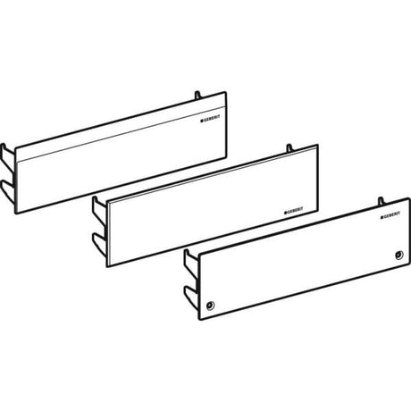 Geberit Abdeckung für Duschelement: Edelstahl gebürstet, 242991FW1