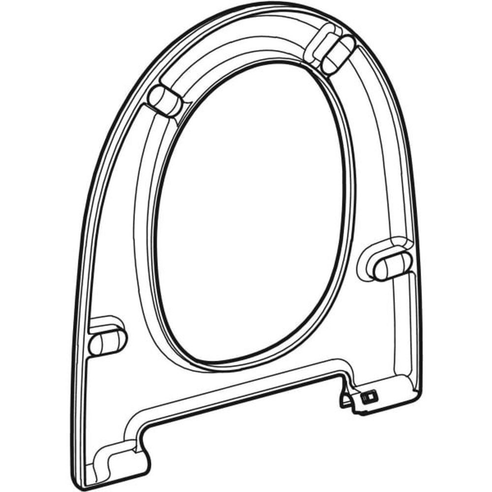 Geberit WC-Sitzring zu Geberit AquaClean Mera Classic, weiß-alpin, 243215111